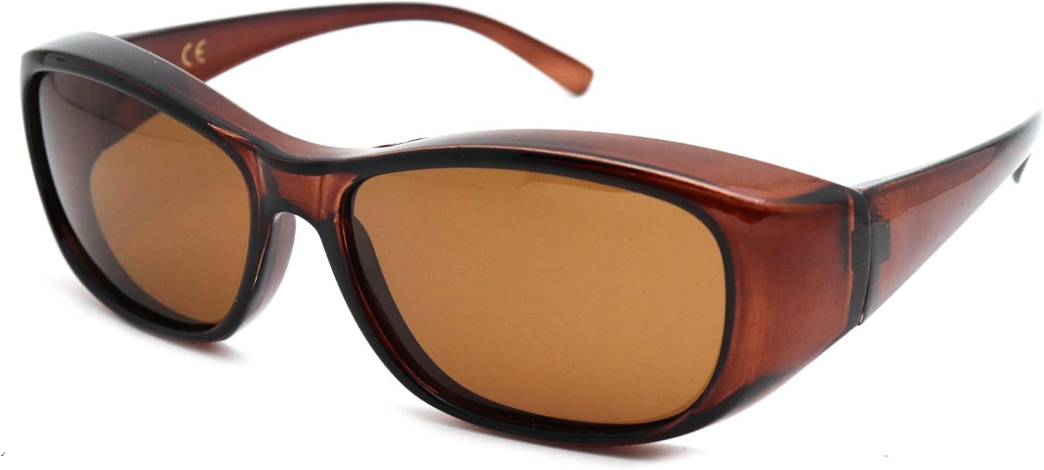 Защитные накладки на линзы солнцезащитных очков Colorviper Fitover Lens Covers, надеваемые поверх линз поляризованных очков, модель St7659pl COLOR VIPER, Small A1: Shiny Brown Polarized
Защитные накладки на линзы солнцезащитных очков Colorviper Fitover Lens Covers, надеваемые поверх линз поляризованных очков, модель St7659pl COLOR VIPER, Small A1: Shiny Brown Polarized