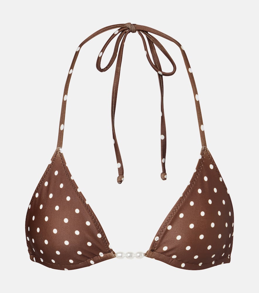 Бикини топ в горошек с бисером Same, Brown Polka Dot
Бикини топ в горошек с бисером Same, Brown Polka Dot