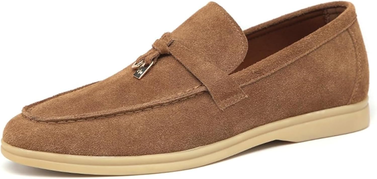 Мужские кожаные лоферы - официальная обувь/повседневная прогулочная/обувь для свадеб и вечеринок Xinduoyu, коричневый
Мужские кожаные лоферы - официальная обувь/повседневная прогулочная/обувь для свадеб и вечеринок Xinduoyu, коричневый