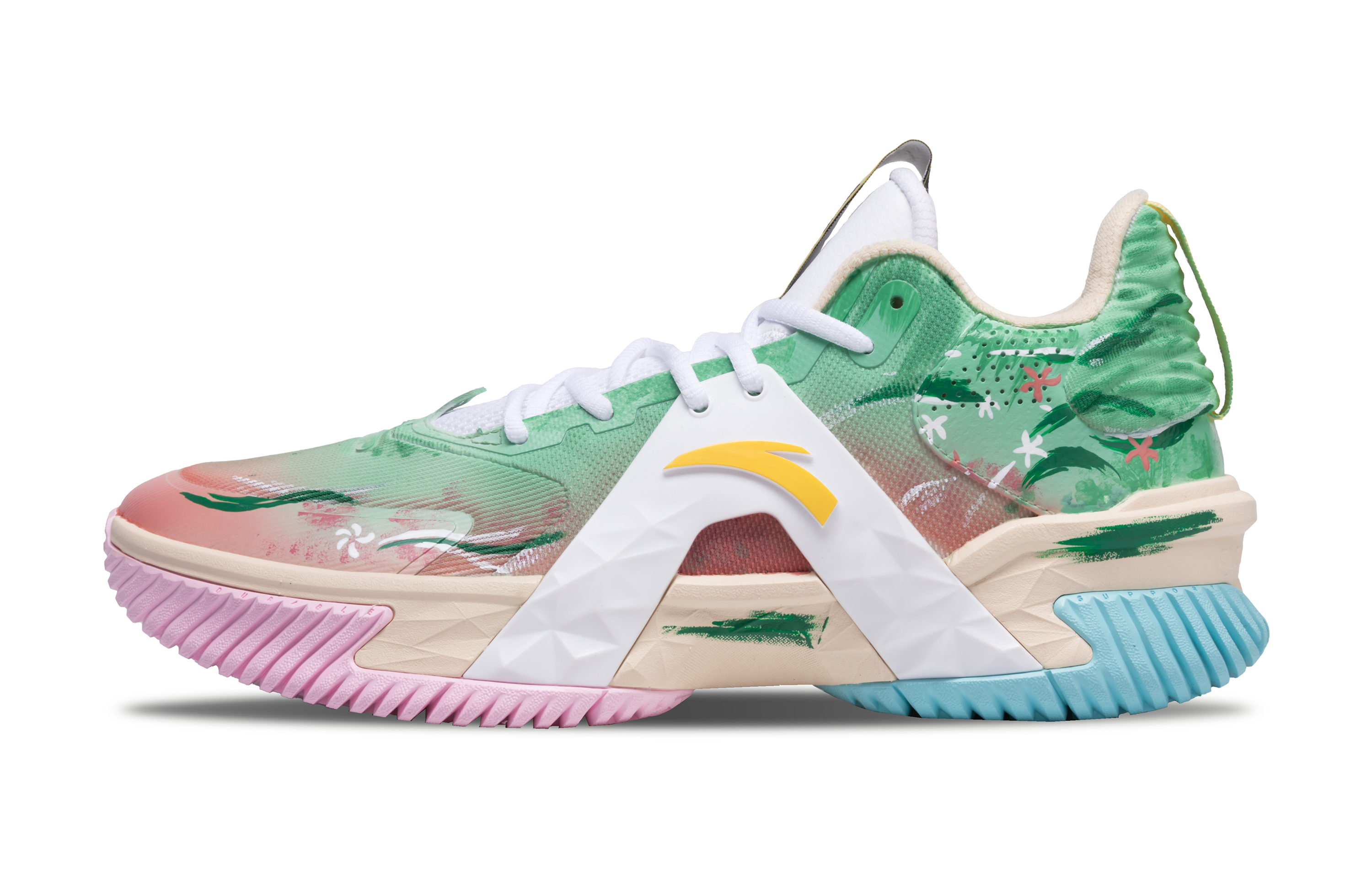 ANTA Баскетбольные кроссовки Space 5 с амортизацией, износостойкие, с защитой от опрокидывания, белые, мужские
ANTA Баскетбольные кроссовки Space 5 с амортизацией, износостойкие, с защитой от опрокидывания, белые, мужские