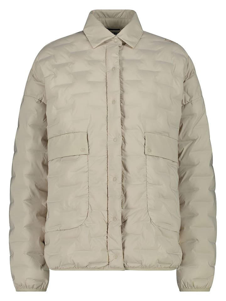 стеганая куртка бежевого цвета CMP
стеганая куртка бежевого цвета CMP