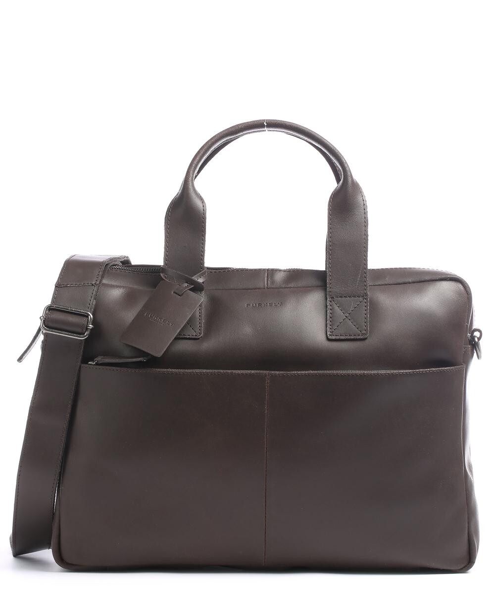 Винтажный кожаный портфель Jesse 15 дюймов Burkely, коричневый
Винтажный кожаный портфель Jesse 15 дюймов Burkely, коричневый