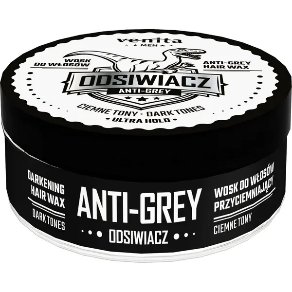 Воск для закрашивания седины темных тонов волос, 75 г Venita Men
Воск для закрашивания седины темных тонов волос, 75 г Venita Men