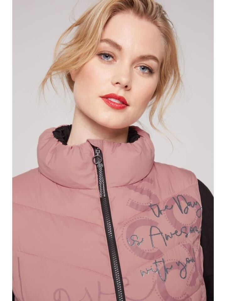 Утепленный жилет soccx, розовый
Утепленный жилет soccx, розовый