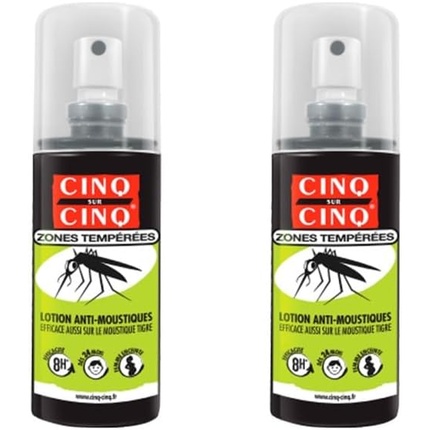 Лосьон от комаров для умеренного климата 100 мл - Упаковка из 2 шт Cinq Sur Cinq
Лосьон от комаров для умеренного климата 100 мл - Упаковка из 2 шт Cinq Sur Cinq