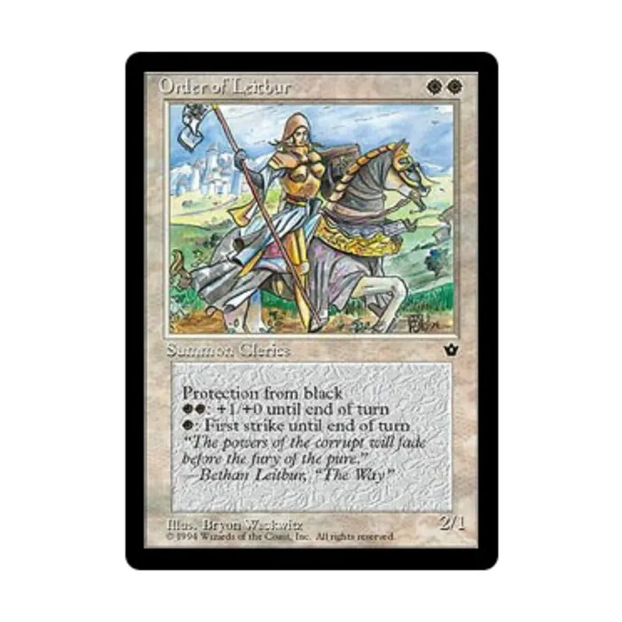 CCG Орден Лейтбура - Вер. 1 (С3), MTG - Fallen Empires
CCG Орден Лейтбура - Вер. 1 (С3), MTG - Fallen Empires