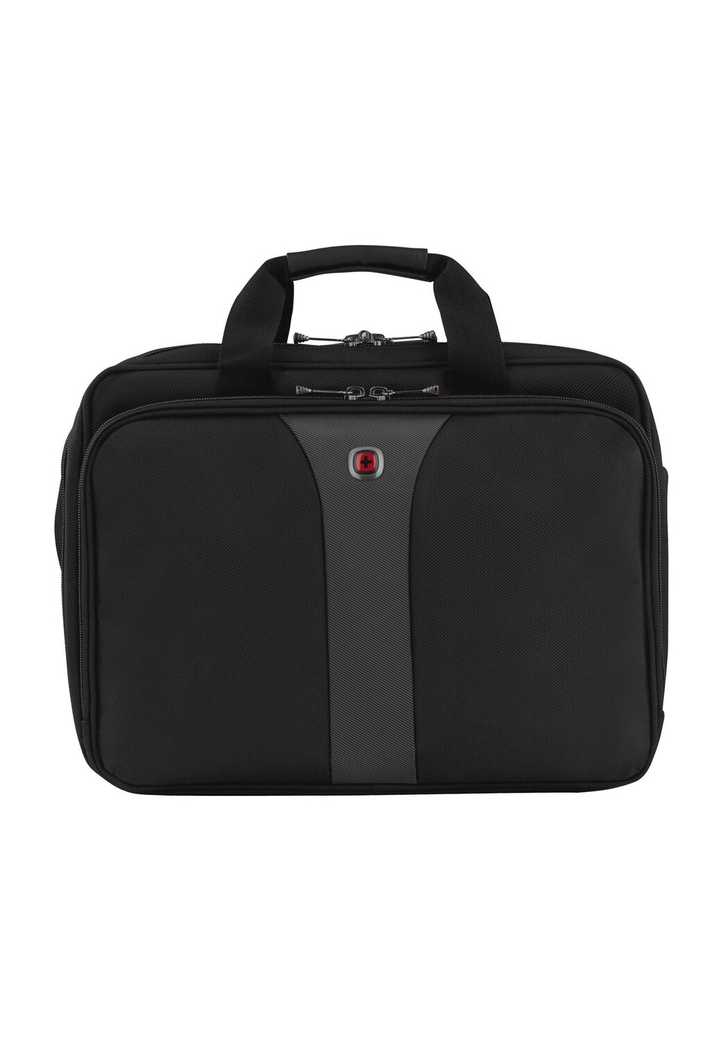 Деловая сумка Legacy, клапан на клипсе, отделение-органайзер, отделение для ноутбука, мужская WENGER, цвет Black Grey
Деловая сумка Legacy, клапан на клипсе, отделение-органайзер, отделение для ноутбука, мужская WENGER, цвет Black Grey