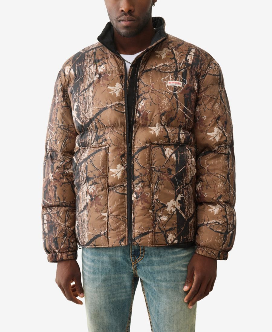 Мужская пуховая куртка с камуфляжным принтом True Religion, Dark Brown
Мужская пуховая куртка с камуфляжным принтом True Religion, Dark Brown
