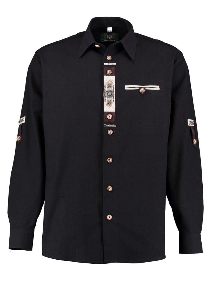 Традиционная рубашка Glexor черного цвета OS-Trachten
Традиционная рубашка Glexor черного цвета OS-Trachten