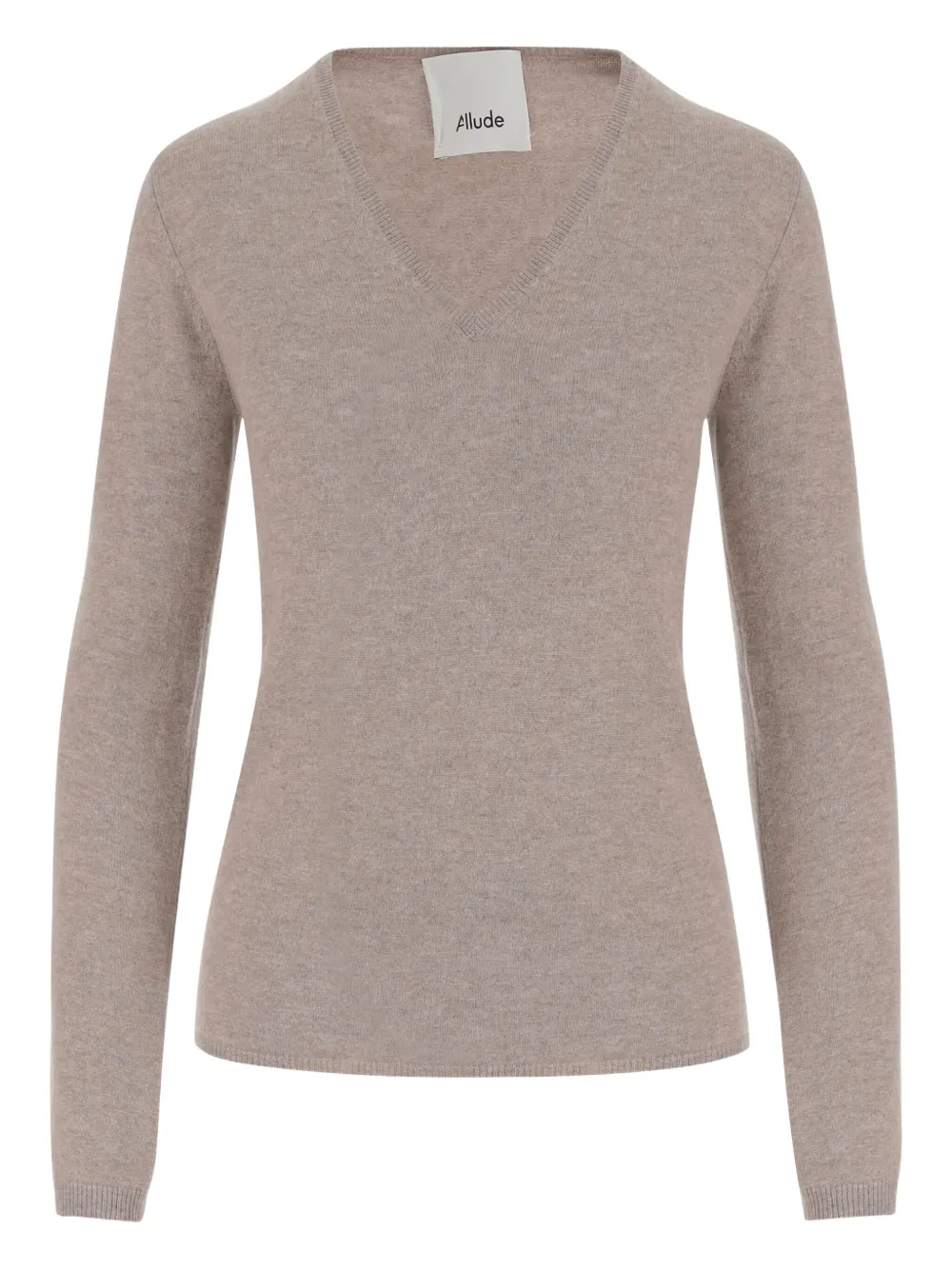 Кашемировый свитер с V-образным вырезом ALLUDE, нейтральный
Кашемировый свитер с V-образным вырезом ALLUDE, нейтральный