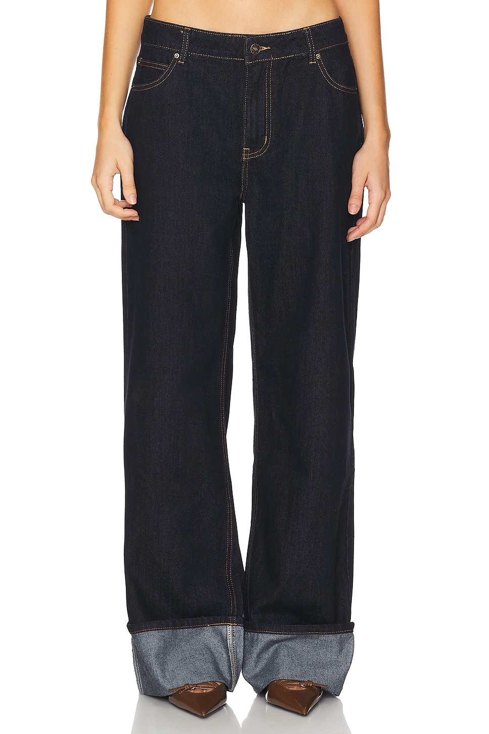 Джинсы топ-модели с манжетами Lioness, синий
Джинсы топ-модели с манжетами Lioness, синий