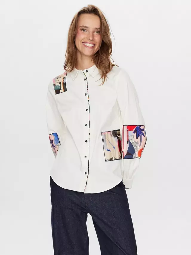 Рубашка Numph Holla Graphic Patch, цвет bright white/multi
Рубашка Numph Holla Graphic Patch, цвет bright white/multi