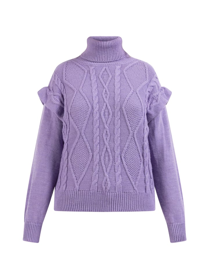 Женский вязаный свитер светло-фиолетового цвета myMo
Женский вязаный свитер светло-фиолетового цвета myMo