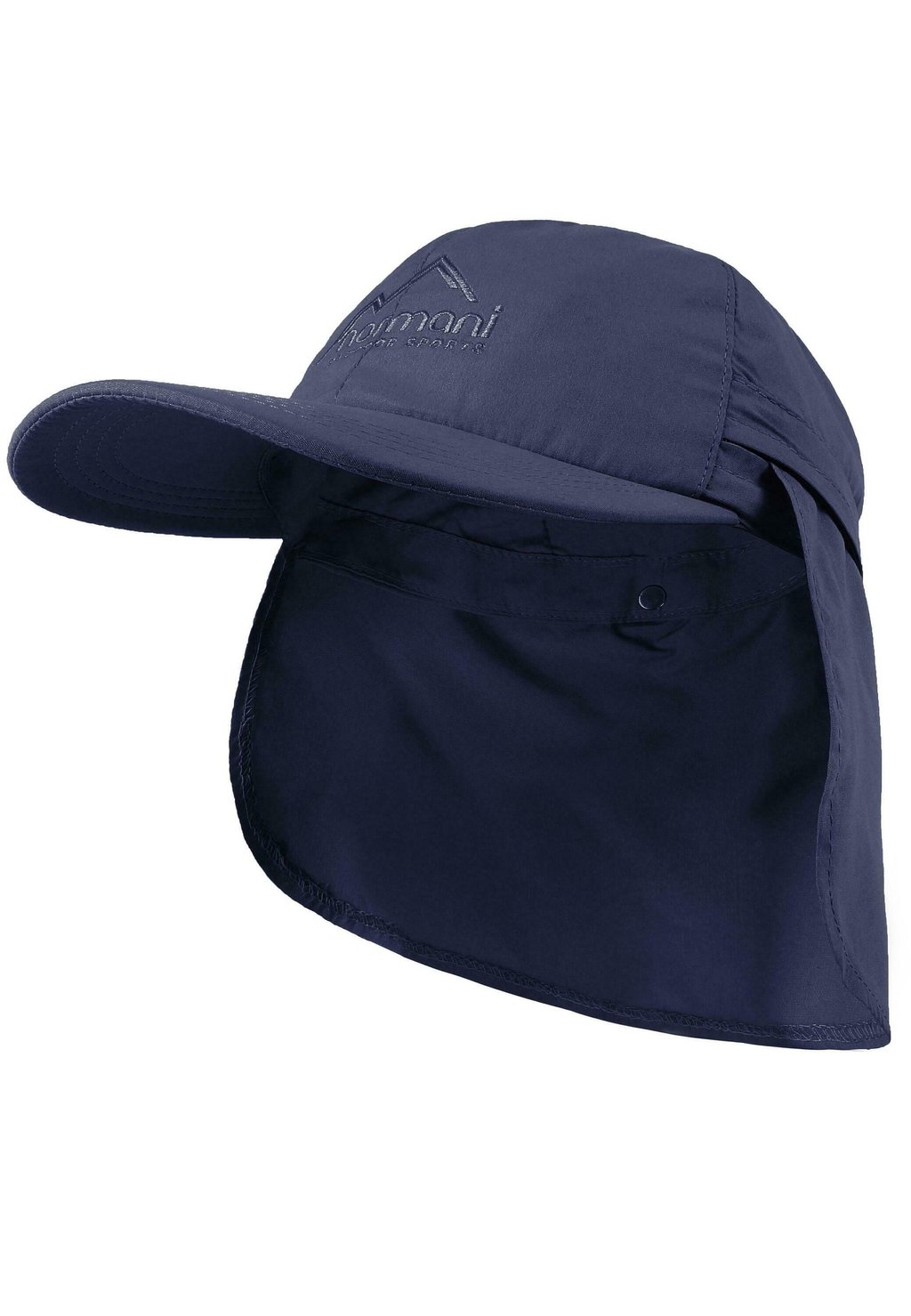 Бейсболка MIT NACKENSCHUTZ normani Outdoor Sports, темно-синий 
Бейсболка MIT NACKENSCHUTZ normani Outdoor Sports, темно-синий