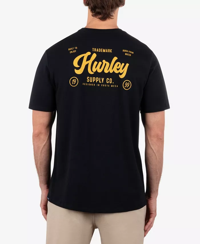 Мужская футболка с коротким рукавом Raceway Slub Hurley, черный
Мужская футболка с коротким рукавом Raceway Slub Hurley, черный