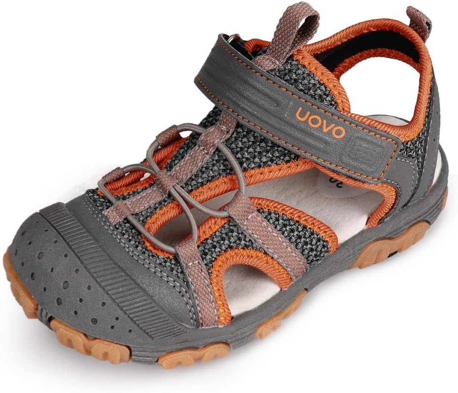 Сандалии для мальчиков UOVO, детские сандалии, походные спортивные с закрытым носком, пляжные летние сандалии для мальчиков, быстросохнущие, противоскользящие, серый/оранжевый
Сандалии для мальчиков UOVO, детские сандалии, походные спортивные с закрытым носком, пляжные летние сандалии для мальчиков, быстросохнущие, противоскользящие, серый/оранжевый