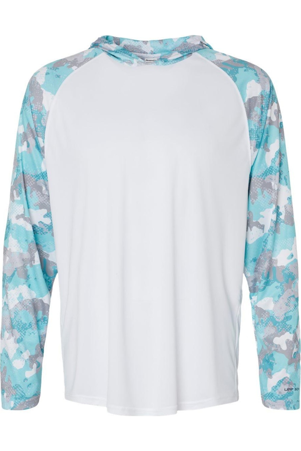 Футболка с капюшоном Paragon Tortuga Extreme Performance, цвет white/ aqua camo 
Футболка с капюшоном Paragon Tortuga Extreme Performance, цвет white/ aqua camo