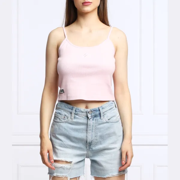 Укороченный топ Essential Superdry, розовый
Укороченный топ Essential Superdry, розовый