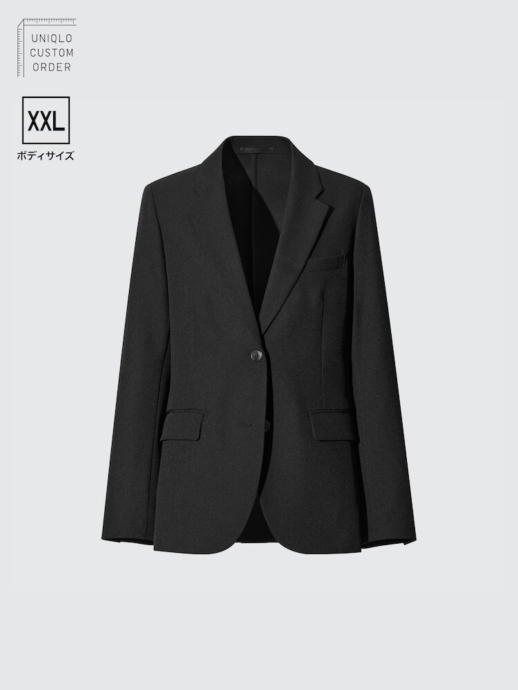 Пиджак kando Uniqlo, черный 
Пиджак kando Uniqlo, черный