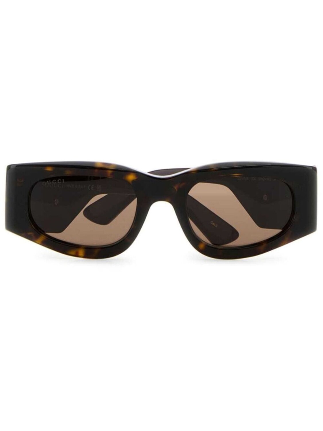 Gucci Eyewear солнцезащитные очки с прямоугольной оправой и эффектом черепахового панциря, коричневый
Gucci Eyewear солнцезащитные очки с прямоугольной оправой и эффектом черепахового панциря, коричневый
