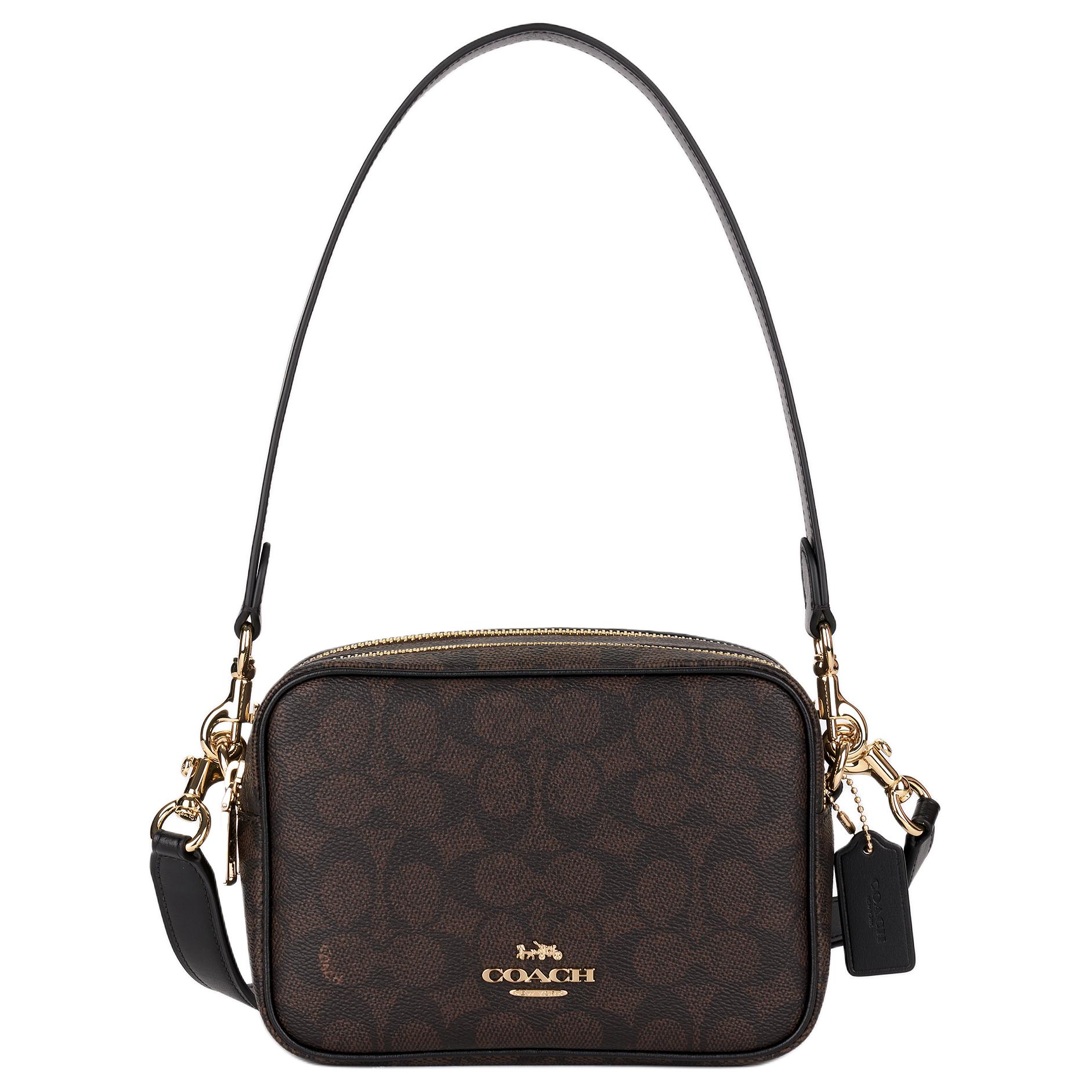 COACH Искусственная кожа, тостер, сумка для фотоаппарата, через плечо, мини, женская, орехово-коричневый и черный
COACH Искусственная кожа, тостер, сумка для фотоаппарата, через плечо, мини, женская, орехово-коричневый и черный