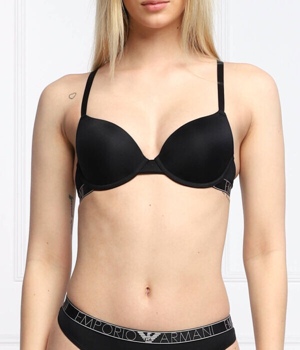 Бюстгальтер женский Emporio Armani с формованной чашкой, черный
Бюстгальтер женский Emporio Armani с формованной чашкой, черный