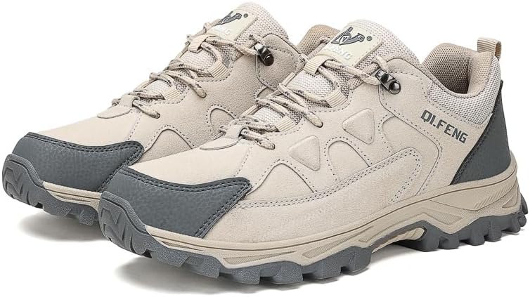 Мужские спортивные кроссовки на шнуровке с толстой нескользящей подошвой и круглым носком из замши, подходящие для бега, ходьбы и скалолазания Igzbibg, бежевый
Мужские спортивные кроссовки на шнуровке с толстой нескользящей подошвой и круглым носком из замши, подходящие для бега, ходьбы и скалолазания Igzbibg, бежевый