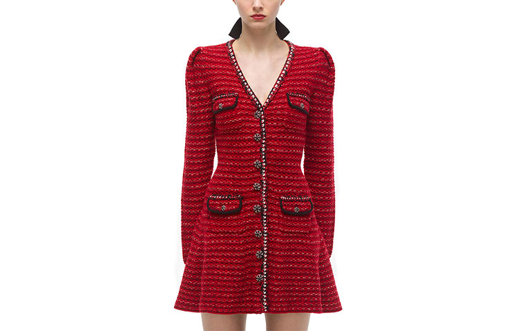 Женское красное платье с длинными рукавами Self-portrait
Женское красное платье с длинными рукавами Self-portrait