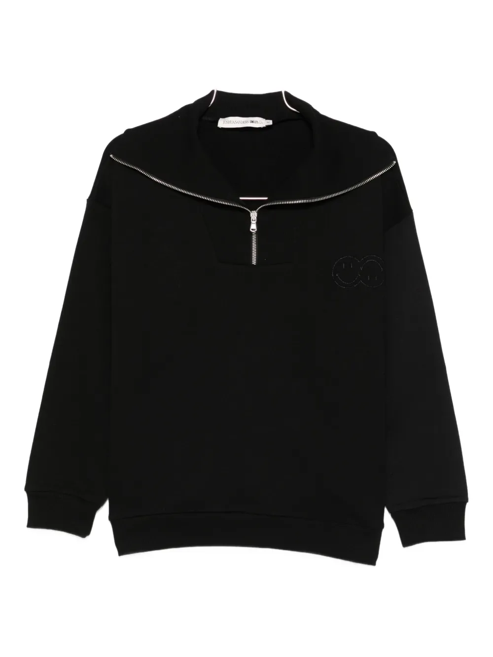 Толстовка с застежкой-молнией на вороте Joshua Sanders, черный
Толстовка с застежкой-молнией на вороте Joshua Sanders, черный