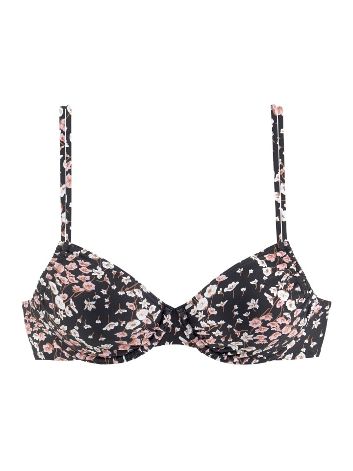 Верх бикини LASCANA, цвет schwarz/bedruckt
Верх бикини LASCANA, цвет schwarz/bedruckt