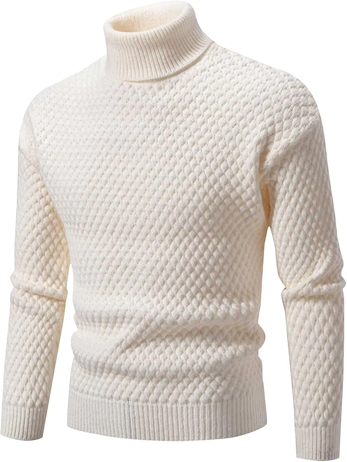 Мужской свитер с геометрическим узором, теплый, с высоким воротом
Мужской свитер с геометрическим узором, теплый, с высоким воротом