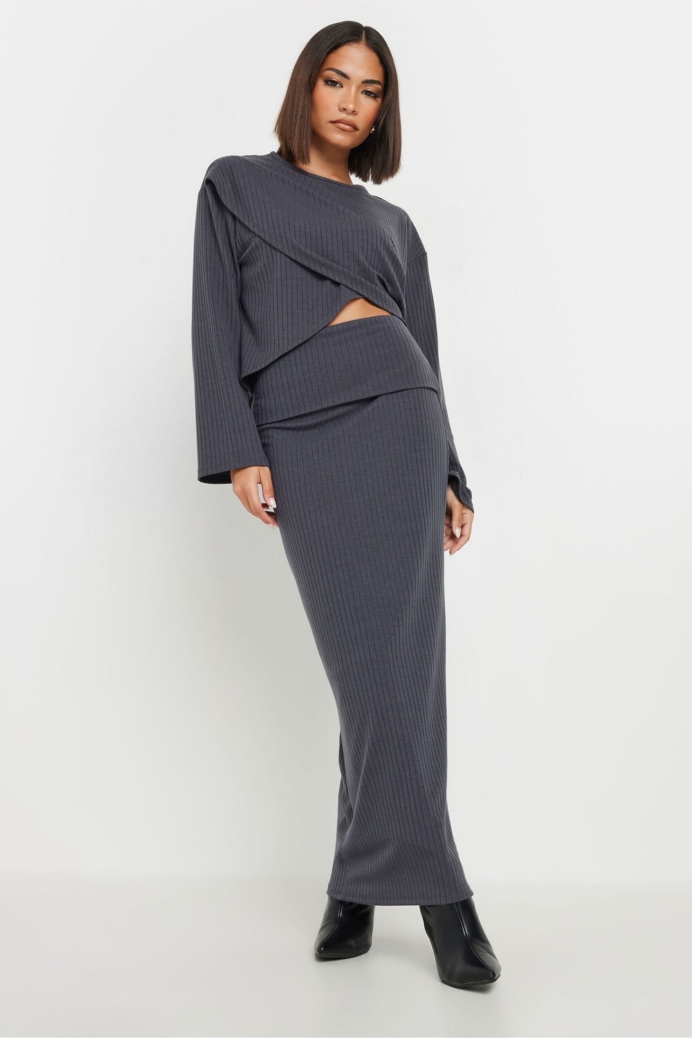 Юбка с ребристым подолом Pixiegirl Petite, серый
Юбка с ребристым подолом Pixiegirl Petite, серый