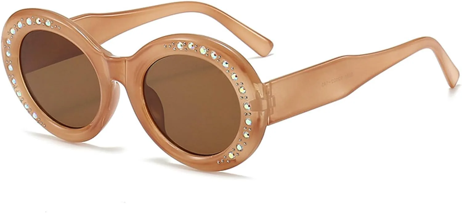 Женские солнцезащитные очки с круглыми стразами, сверкающие бриллиантами, хрустальные солнцезащитные очки для вечеринок, роскошные очки для вечеринок mincl, Brown
Женские солнцезащитные очки с круглыми стразами, сверкающие бриллиантами, хрустальные солнцезащитные очки для вечеринок, роскошные очки для вечеринок mincl, Brown
