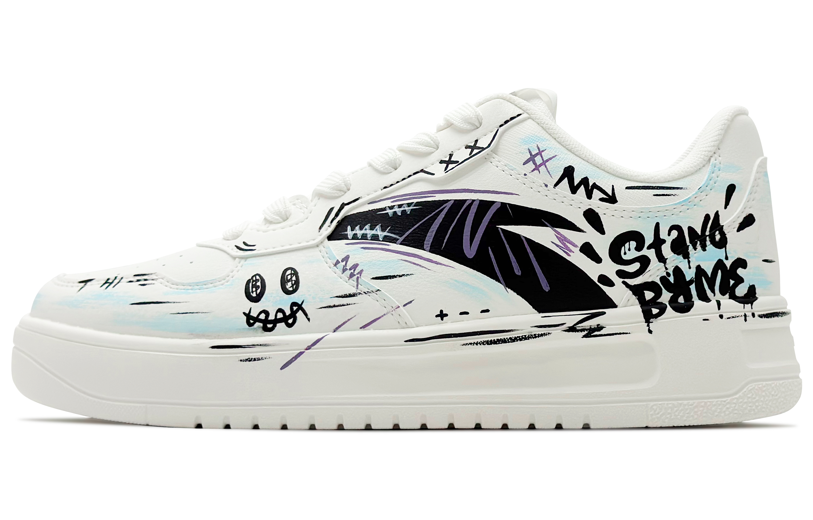 ANTA Низкие кроссовки для скейтбординга с износостойкими амортизаторами и противоскользящими элементами, мужские, белые, синие
ANTA Низкие кроссовки для скейтбординга с износостойкими амортизаторами и противоскользящими элементами, мужские, белые, синие