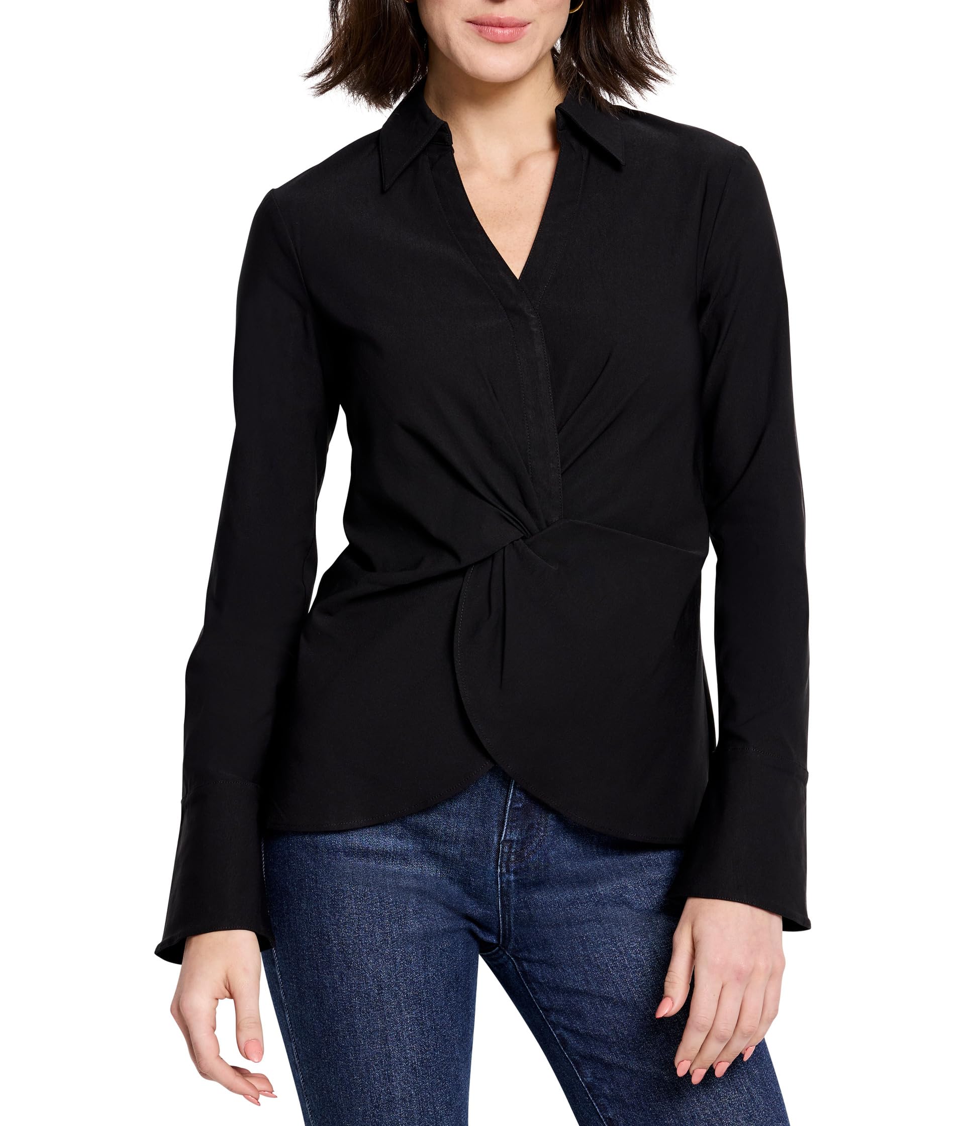Рубашка NIC+ZOE Polished Wonderstretch Twist Front Shirt, Black Onyx
Рубашка NIC+ZOE Polished Wonderstretch Twist Front Shirt, Black Onyx