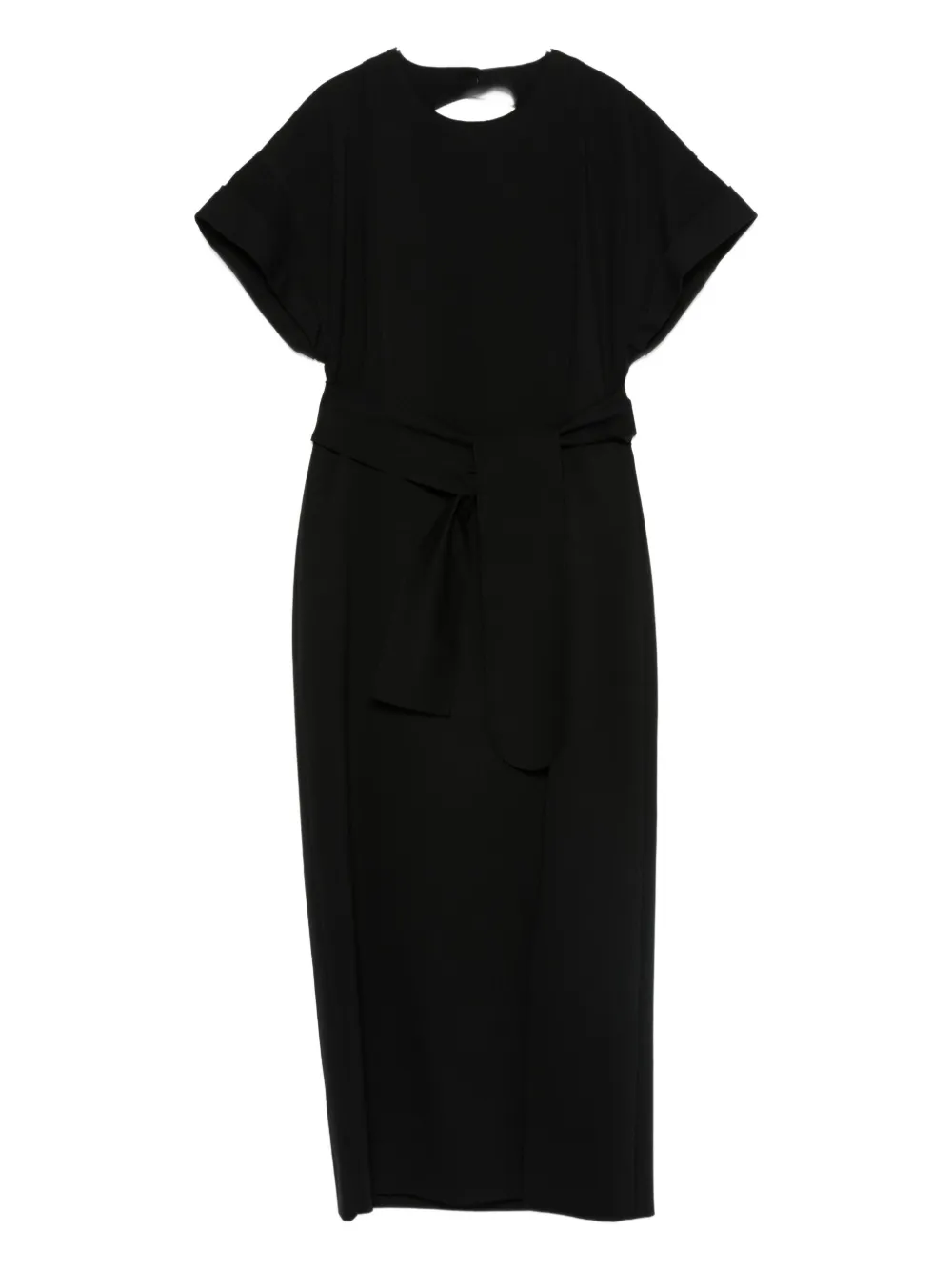 Платье с открытой спиной и поясом Akris Punto, черный
Платье с открытой спиной и поясом Akris Punto, черный