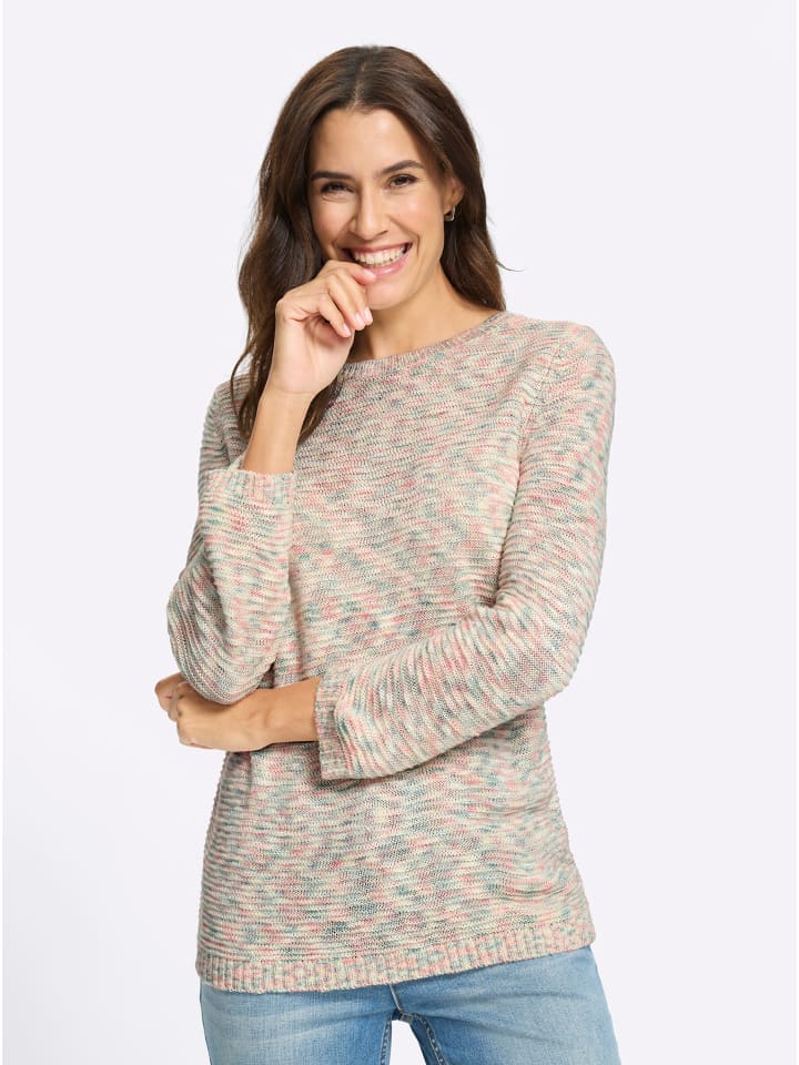 Свитер с круглым вырезом цвета экрю меланж WITT WEIDEN
Свитер с круглым вырезом цвета экрю меланж WITT WEIDEN