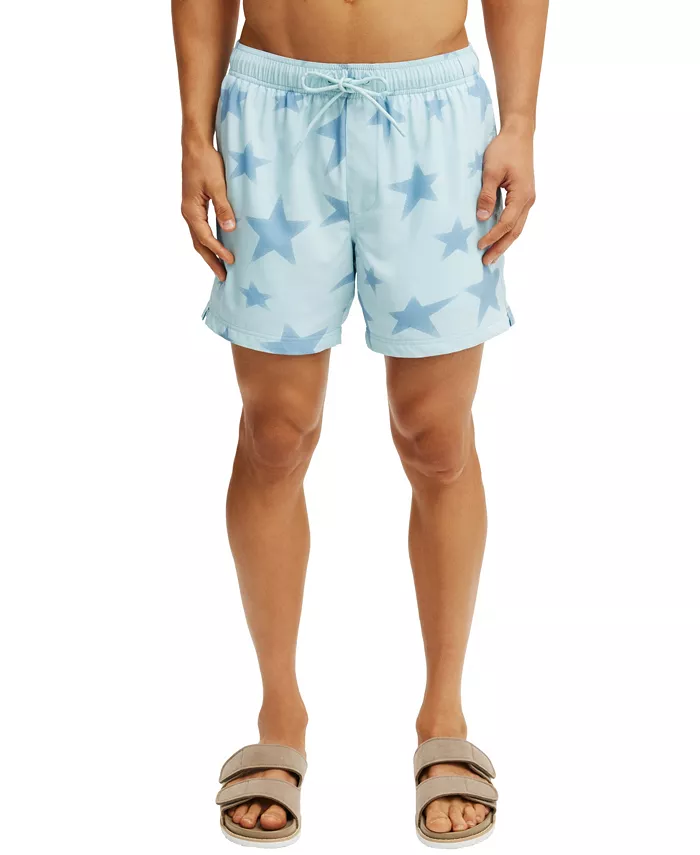 Мужские эластичные плавки для плавания COTTON ON, синий 
Мужские эластичные плавки для плавания COTTON ON, синий