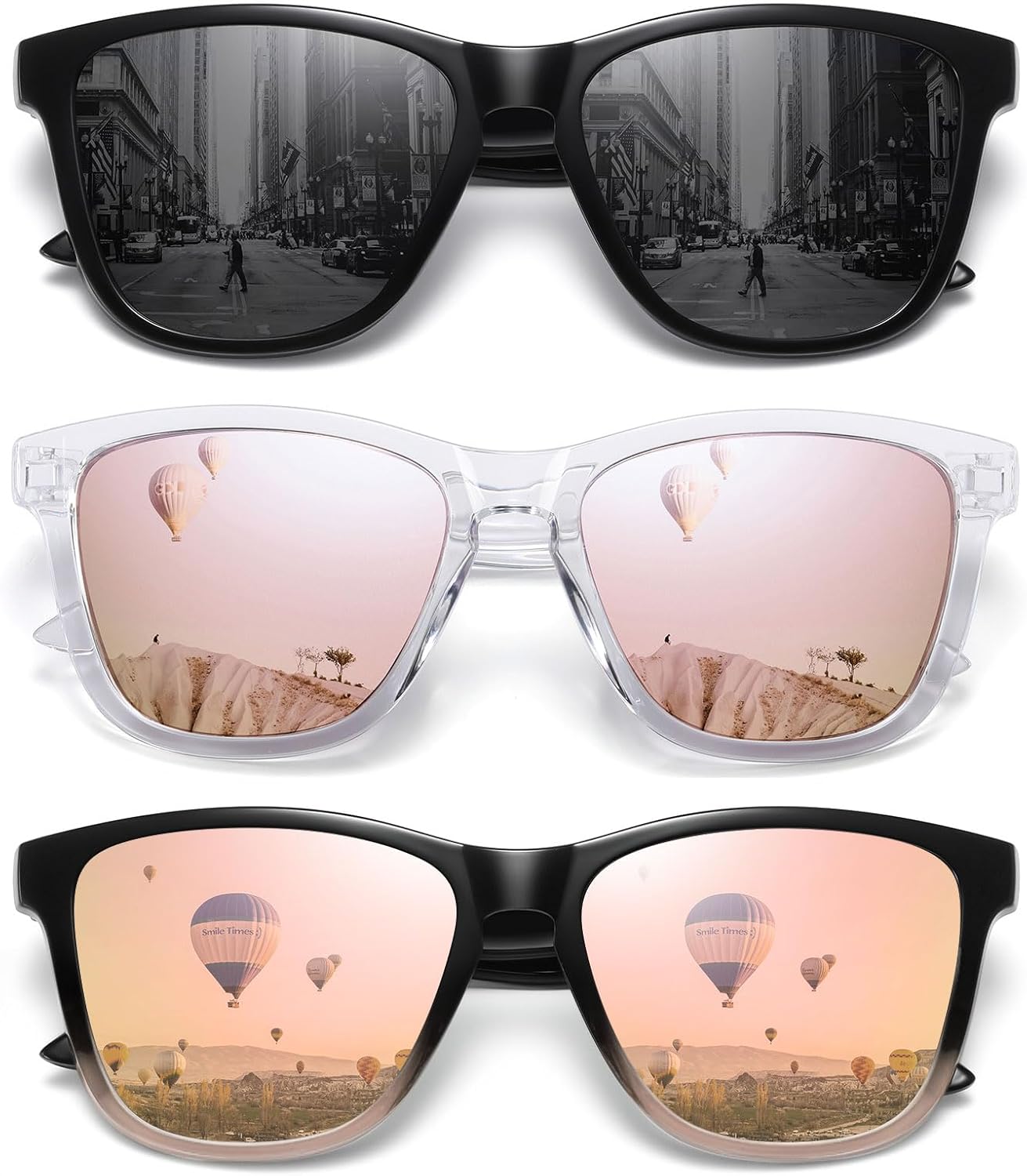 Поляризованные солнцезащитные очки MEETSUN для женщин и мужчин, классический ретро-дизайнерский стиль, модные, защита UV400, 3 Pack Black Lens + Rose Gold Mirrored + Pink Mirrored
Поляризованные солнцезащитные очки MEETSUN для женщин и мужчин, классический ретро-дизайнерский стиль, модные, защита UV400, 3 Pack Black Lens + Rose Gold Mirrored + Pink Mirrored