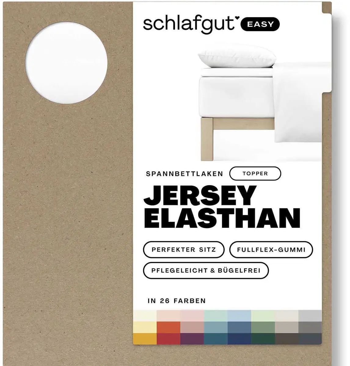 Простыня Schlafgut "EASY Jersey Elastane Topper", СДЕЛАНО В ЗЕЛЕНОМ цвете от OEKO-TEX 90-100х200-220 см, 1 шт., цвет Full-White
Простыня Schlafgut "EASY Jersey Elastane Topper", СДЕЛАНО В ЗЕЛЕНОМ цвете от OEKO-TEX 90-100х200-220 см, 1 шт., цвет Full-White