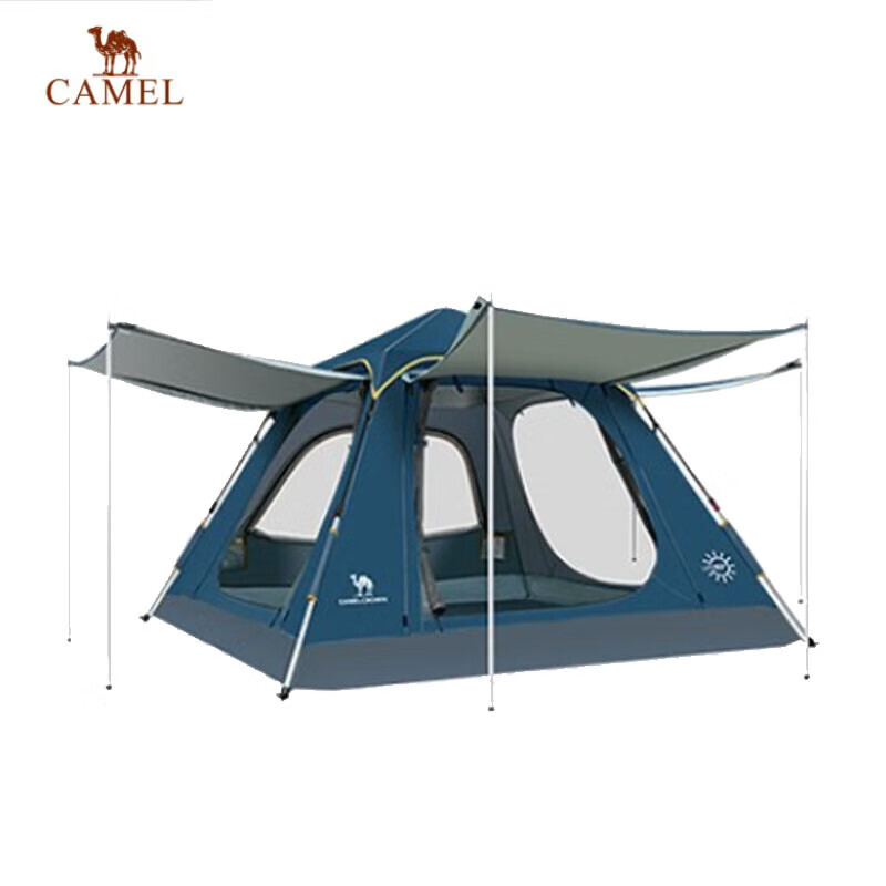 Camel Уличная палатка Camel, трехдверная, подпружиненная, с защитой от солнца и дождя A1S3NA106 синяя
Camel Уличная палатка Camel, трехдверная, подпружиненная, с защитой от солнца и дождя A1S3NA106 синяя