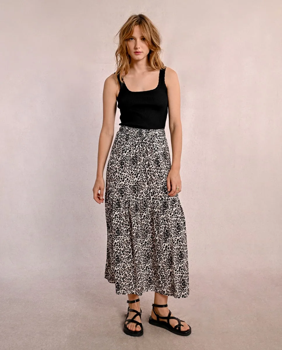 Длинная юбка с принтом на резинке Molly Bracken, бежевый
Длинная юбка с принтом на резинке Molly Bracken, бежевый