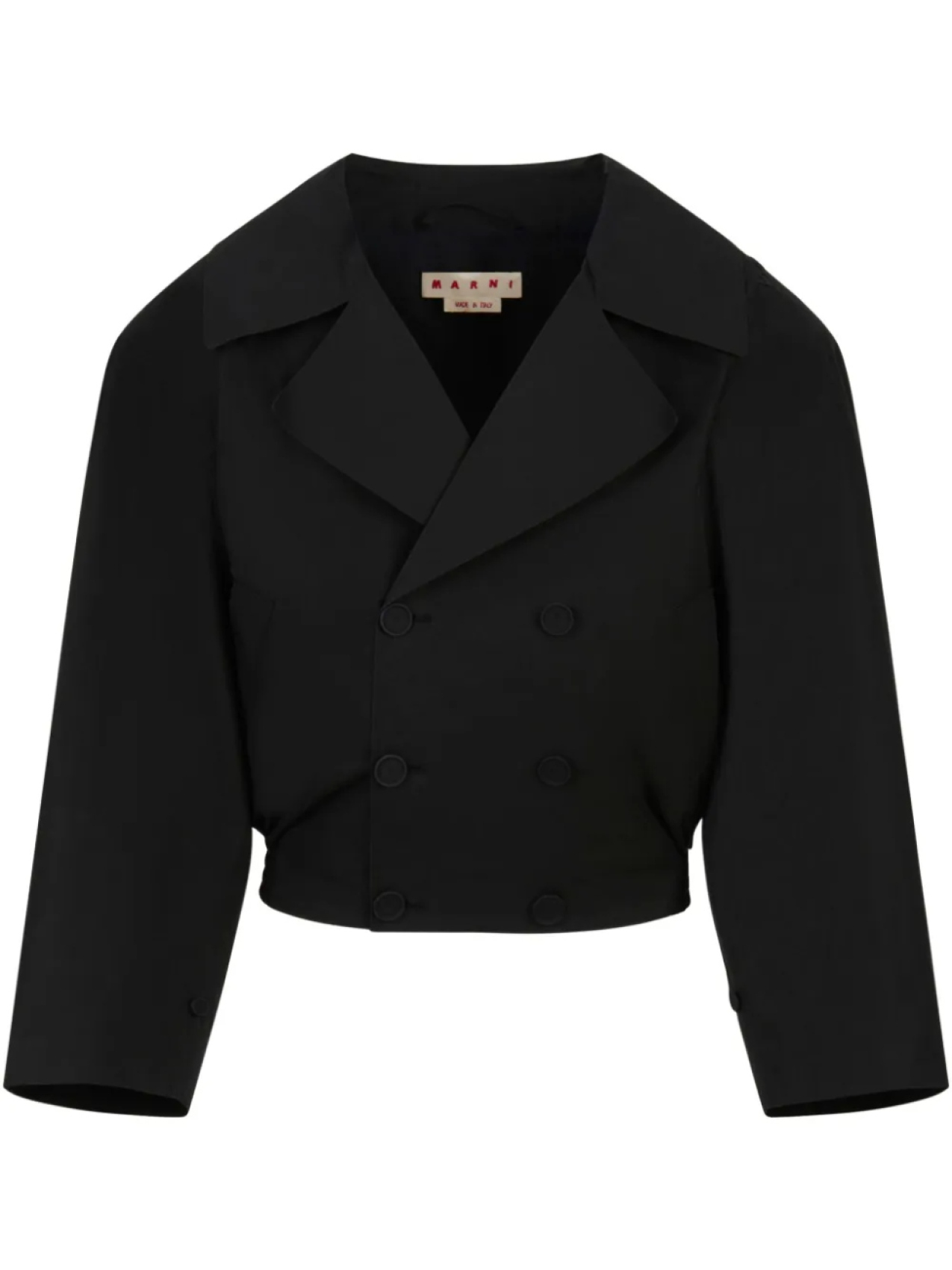Двубортный пиджак Marni, черный
Двубортный пиджак Marni, черный