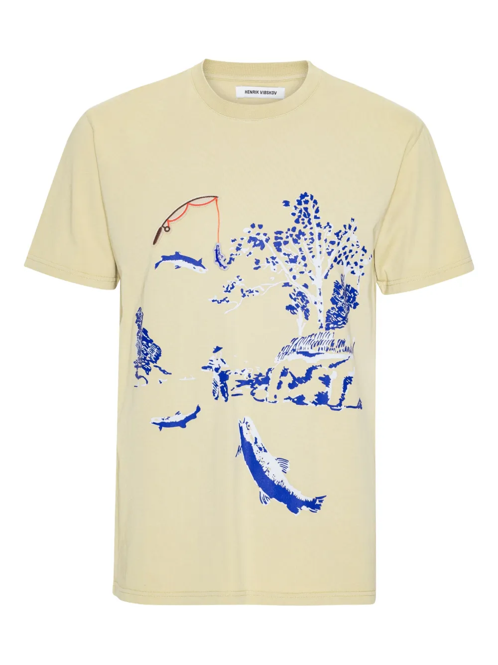 Футболка с принтом Henrik Vibskov, нейтральный
Футболка с принтом Henrik Vibskov, нейтральный