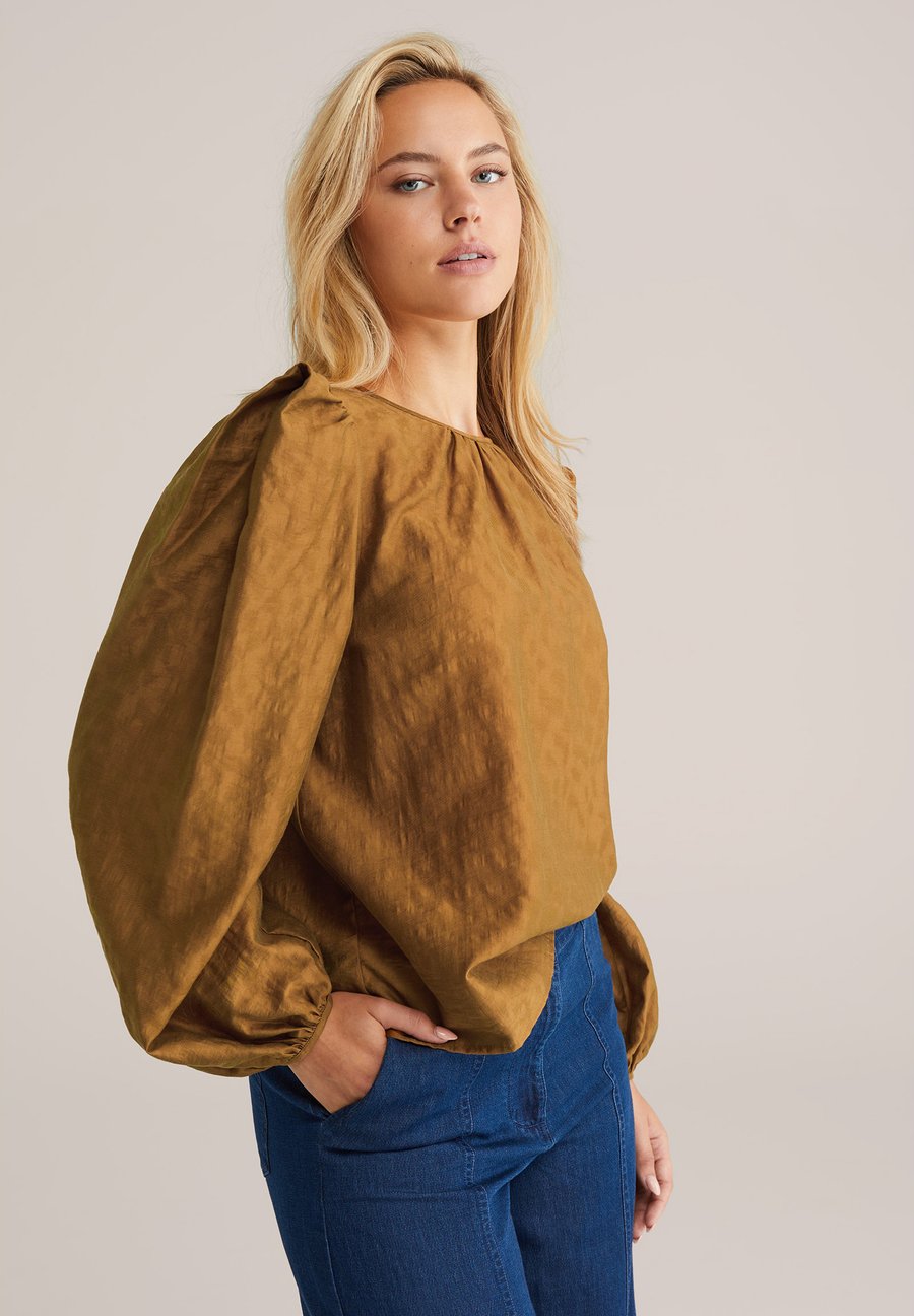 Блуза WE Fashion Blouse, Mustard Yellow/Yellow
Блуза WE Fashion Blouse, Mustard Yellow/Yellow