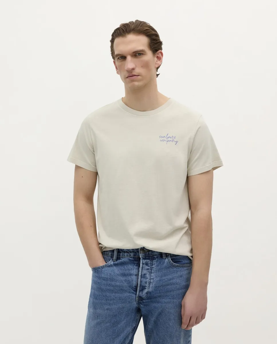 Мужская хлопковая футболка с короткими рукавами Scalpers, светло-серый
Мужская хлопковая футболка с короткими рукавами Scalpers, светло-серый