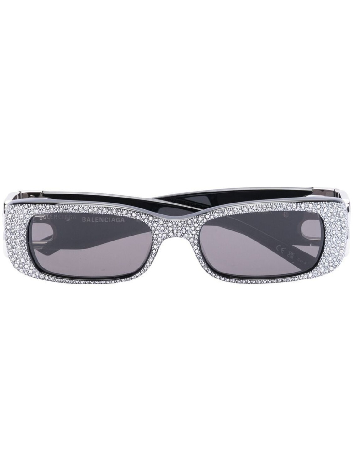 Balenciaga Eyewear солнцезащитные очки в квадратной оправе с кристаллами, серебристый
Balenciaga Eyewear солнцезащитные очки в квадратной оправе с кристаллами, серебристый
