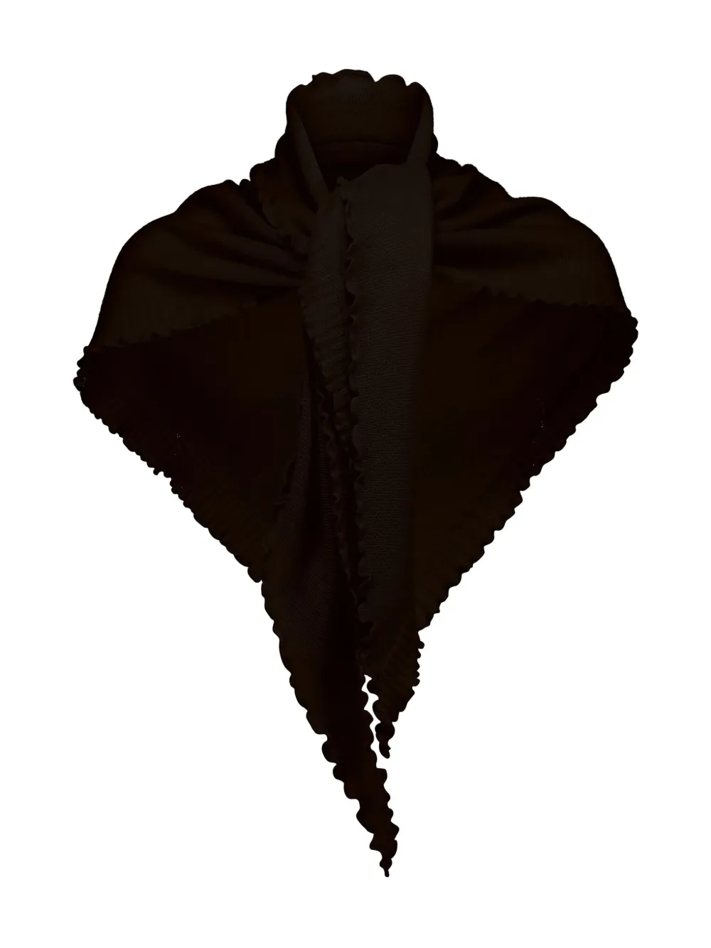 Шарф с оборками Allude, коричневый
Шарф с оборками Allude, коричневый