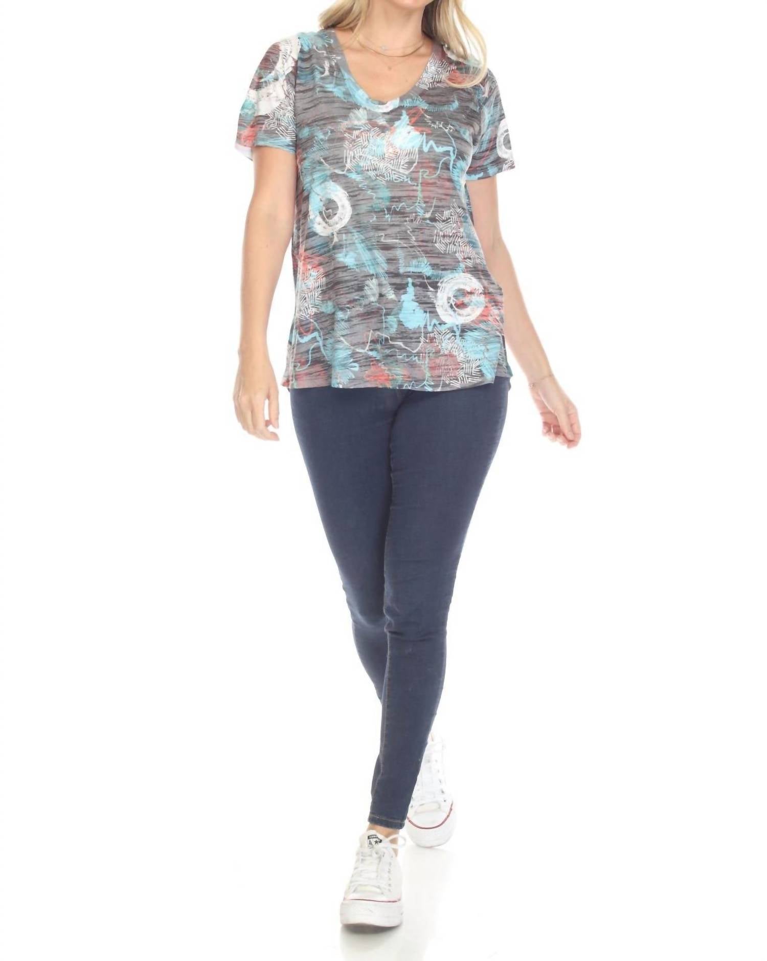 Футболка Yarn Strings Lightweight Burnout Top In Multi Inoah, Multi
Футболка Yarn Strings Lightweight Burnout Top In Multi Inoah, Multi