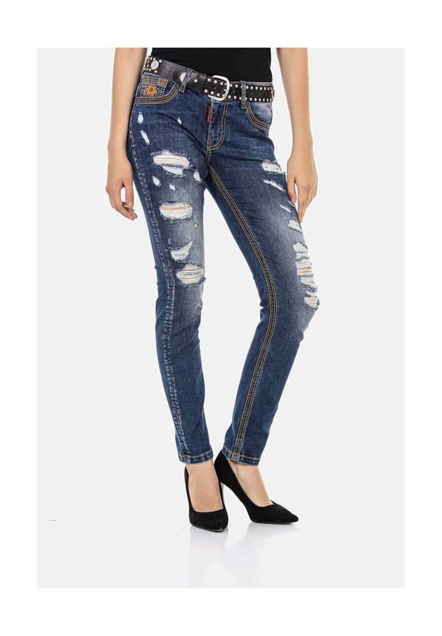 Джинсы Cipo & Baxx, синий 
Джинсы Cipo & Baxx, синий